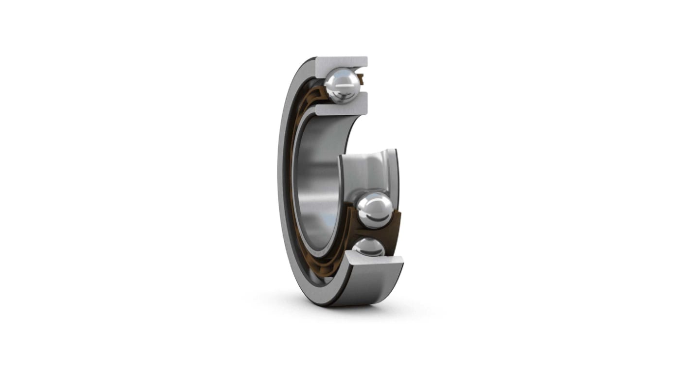 SKF 7320 BECBP Single Row Angular Contact Ball Bearing- Open Type 100mm I.D, 215mm O.D