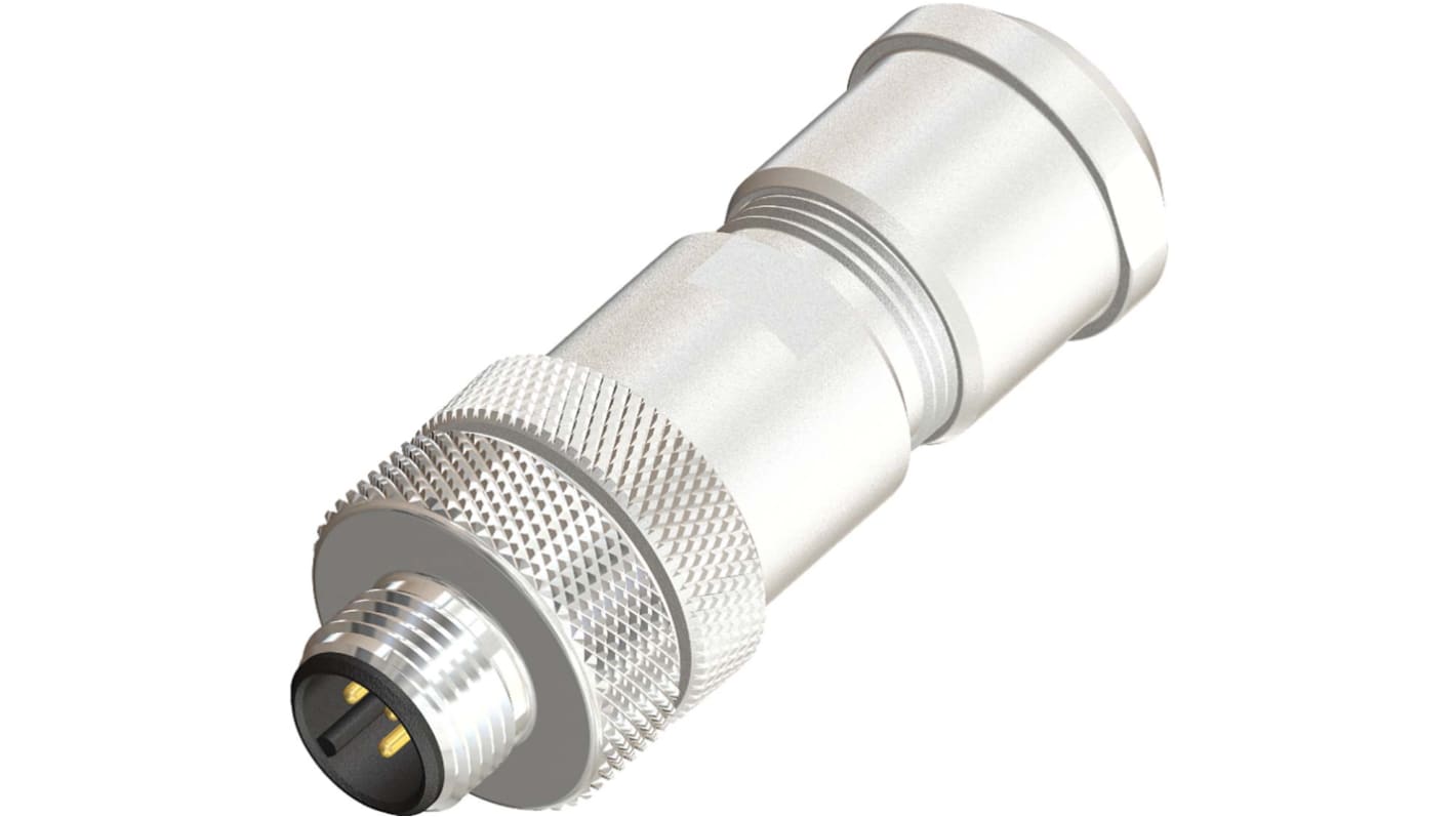 RS PRO Circular Connector, 4 Contacts, Cable Mount, M12 Connector, Plug, Male, IP67