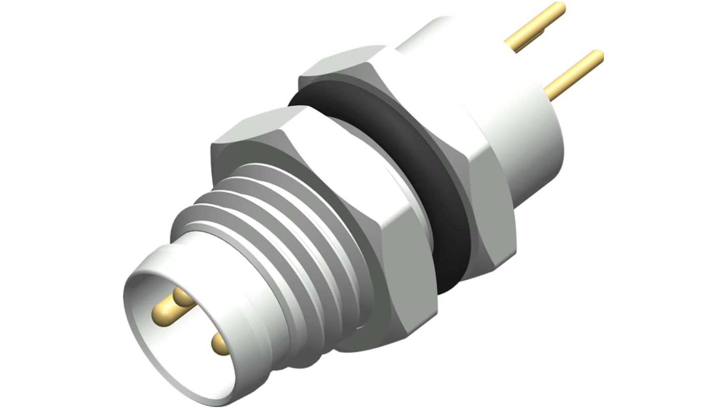 RS PRO Circular Connector, 3 Contacts, Panel Mount, M8 Connector, Plug, Male, IP67