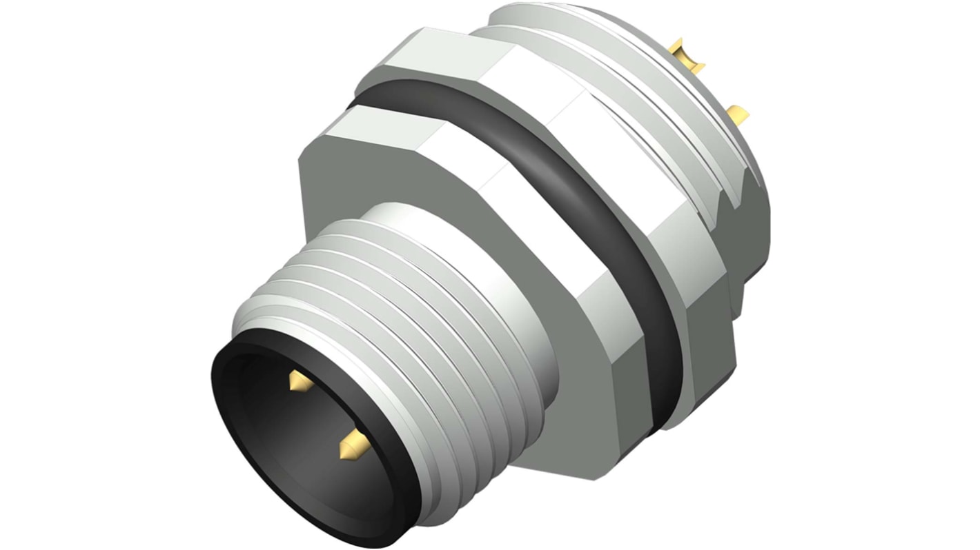 Connecteur circulaire RS PRO, M12 4 contacts, Montage avant