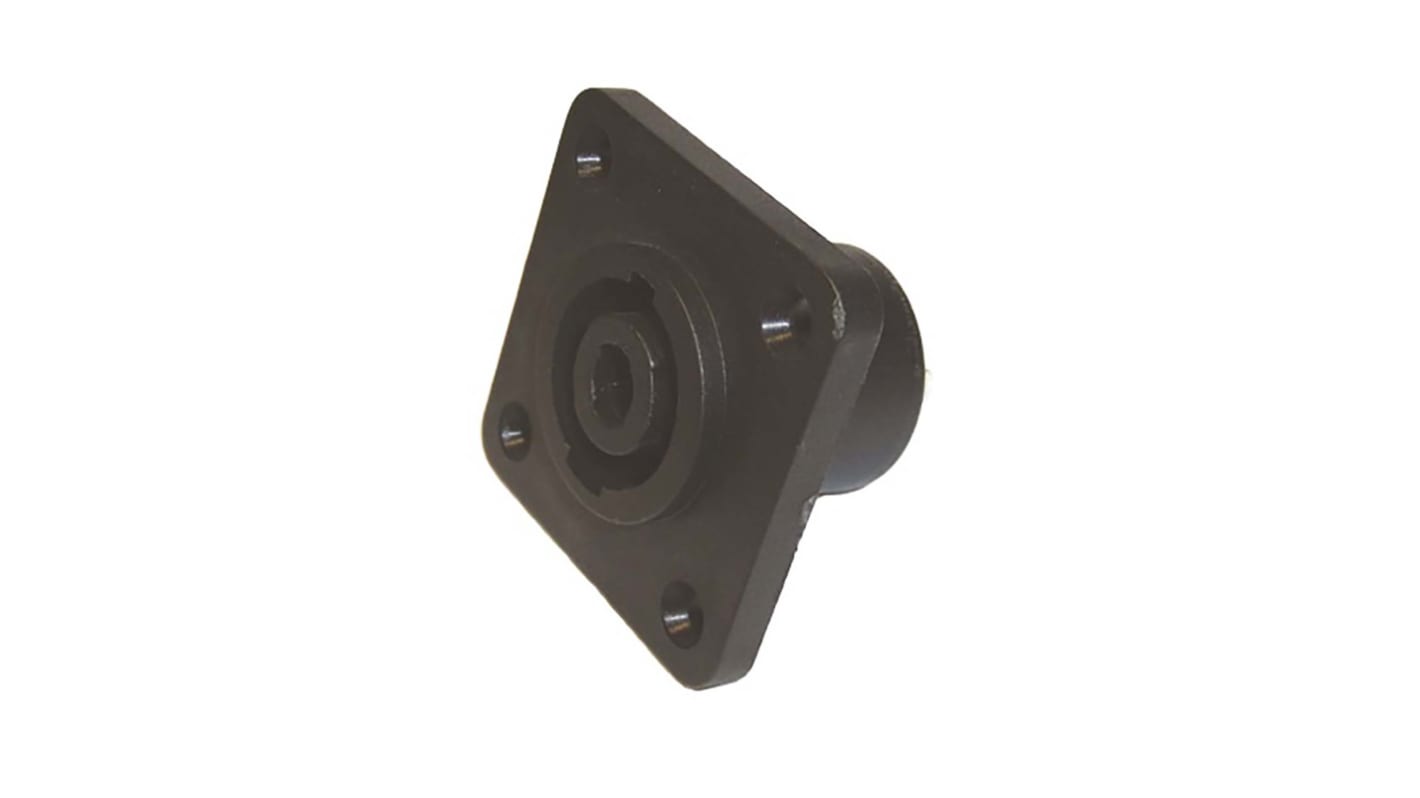 RS PRO Panel Mount Speaker Terminal Socket, 4 Way, 20A, Push In Termination