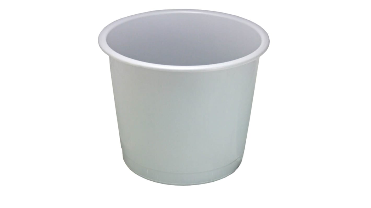 Deflecto Value 14L Grey Plastic Waste Bin