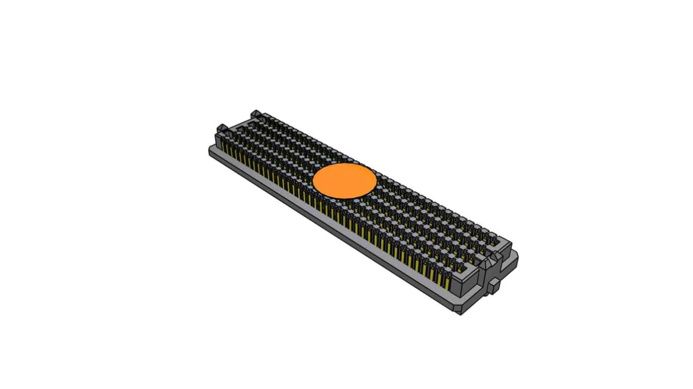 Samtec ASP Series Vertical Surface Mount PCB Socket, 400-Contact, 10-Row, 1.27mm Pitch, Solder Termination