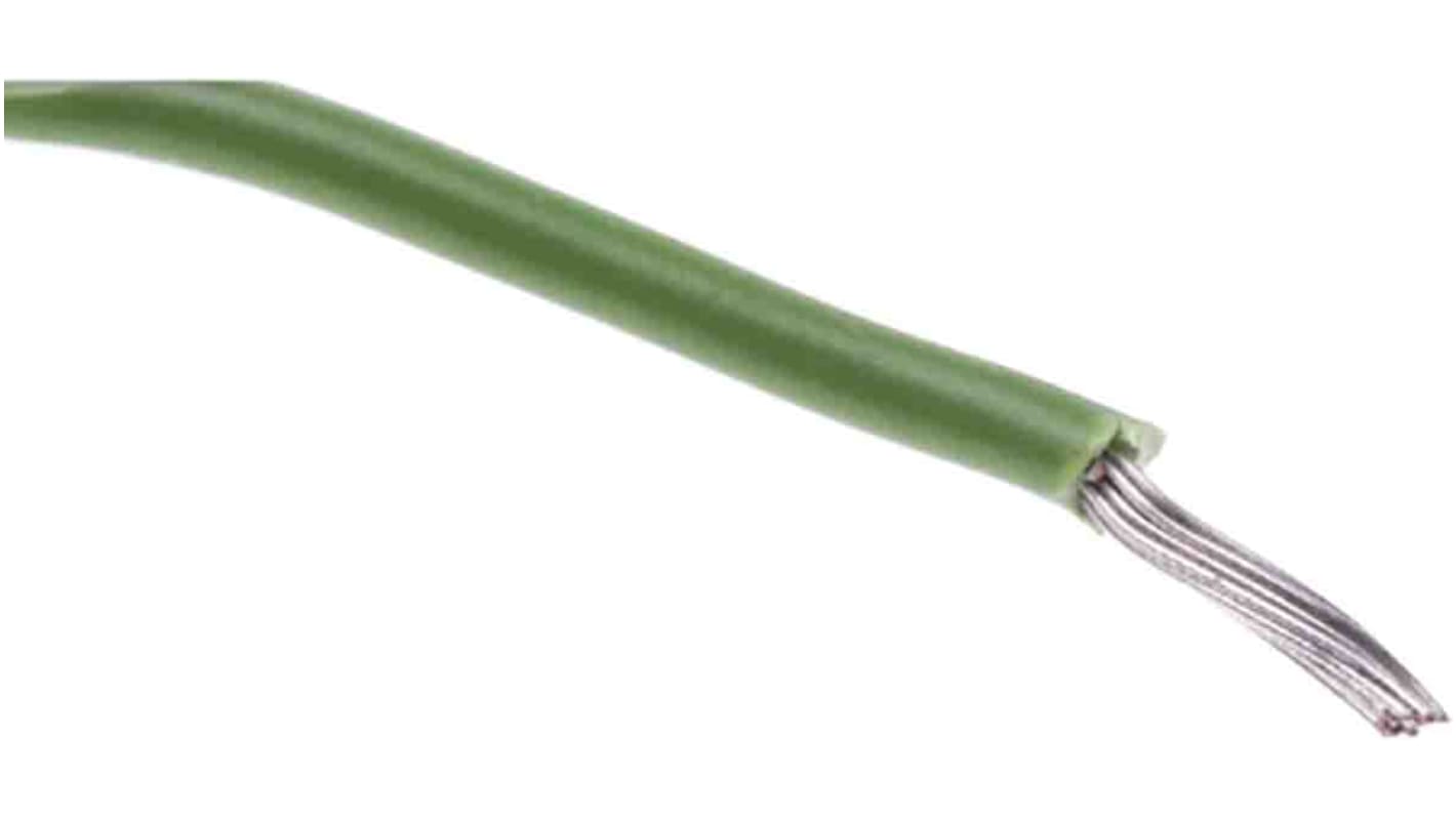 Fils de câblage RS PRO, 0,33 mm², Vert, 22 AWG, 30.5m, 300 V