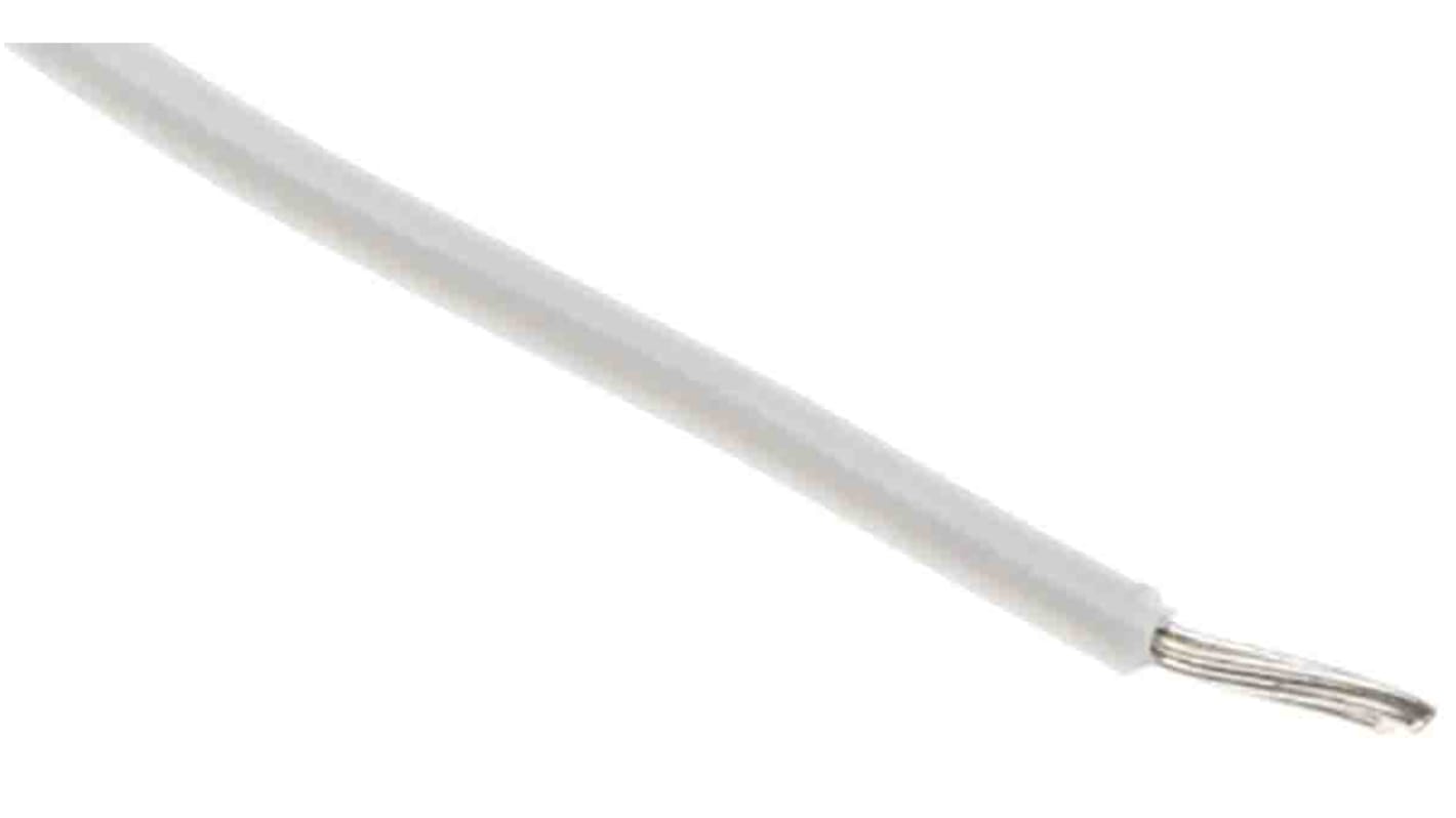 Fils de câblage RS PRO, 0,51 mm², Blanc, 20 AWG, 30.5m, 600 V