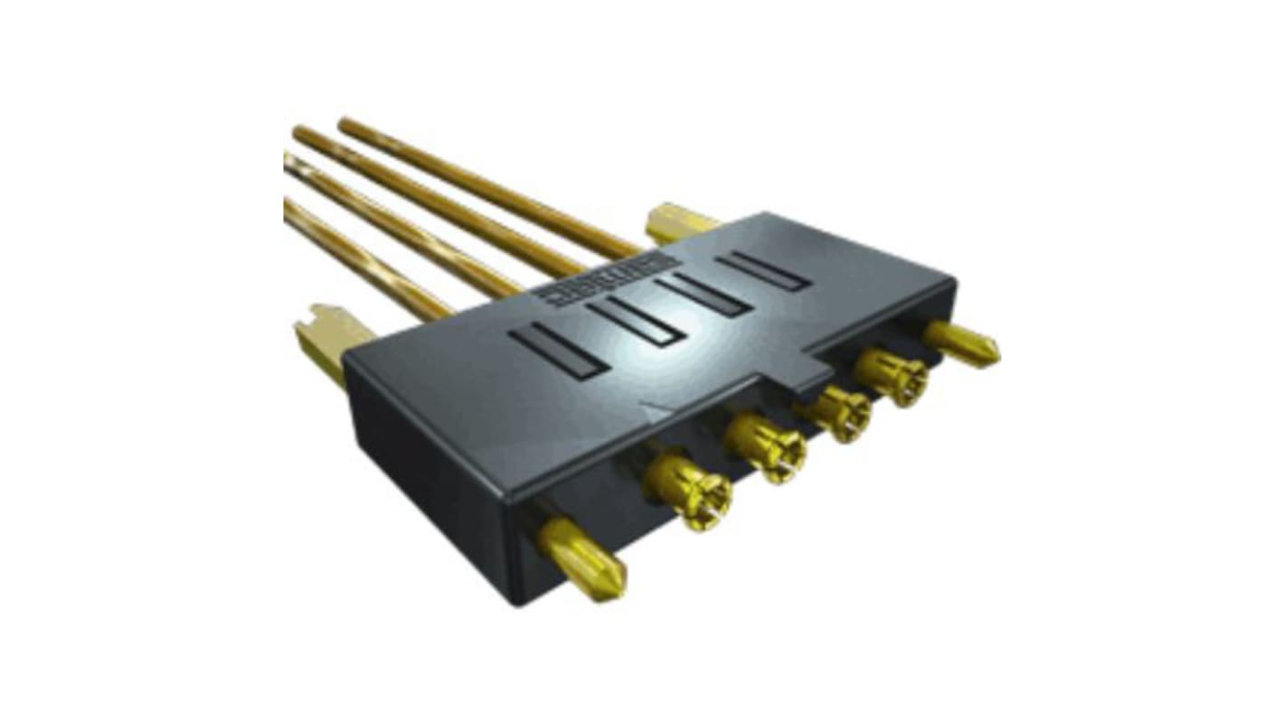 Conector coaxial Samtec GRF1-J-P-04-E-RA-TH1-E, Hembra, Ángulo de 90° , Impedancia 50Ω, Montaje en orificio pasante,