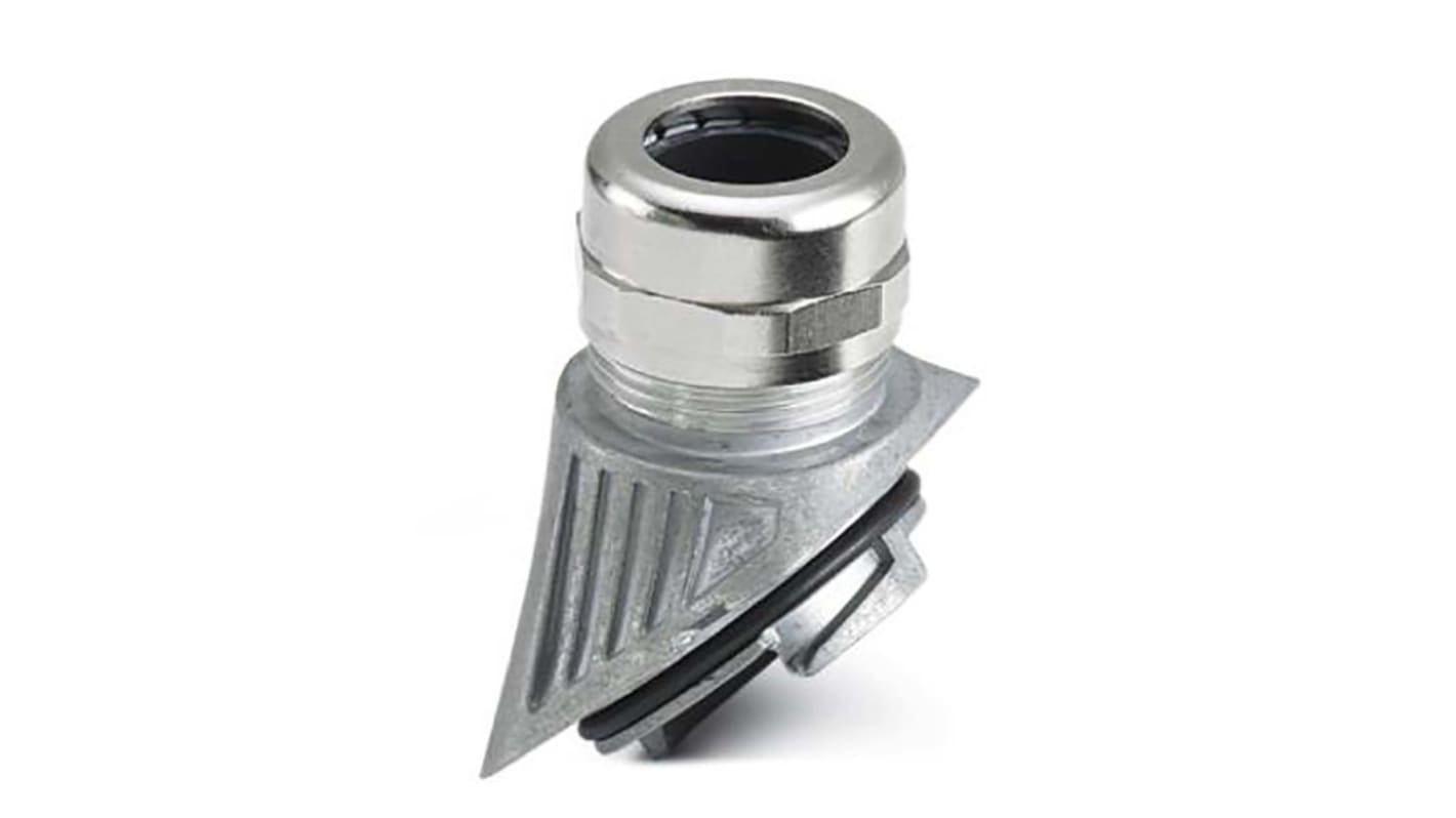 Phoenix Contact HC-B-G-M32-EC-AL Series Silver Aluminium Cable Gland, M32 Thread, 14mm Min, 21mm Max, IP66, IP67