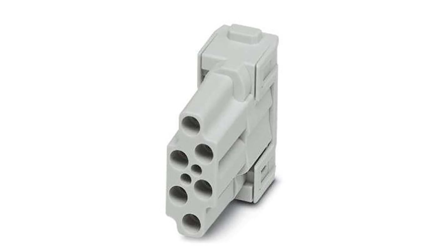 Aislante para conector industrial Phoenix Contact Hembra, serie HC-M-06, para usar con Conector de alimentación de