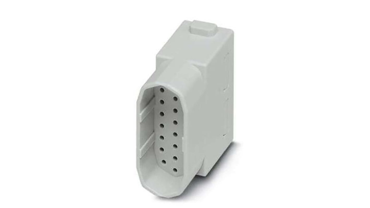 Aislante para conector industrial Phoenix Contact Macho, serie HC-M-25, para usar con Conector de alimentación de altas