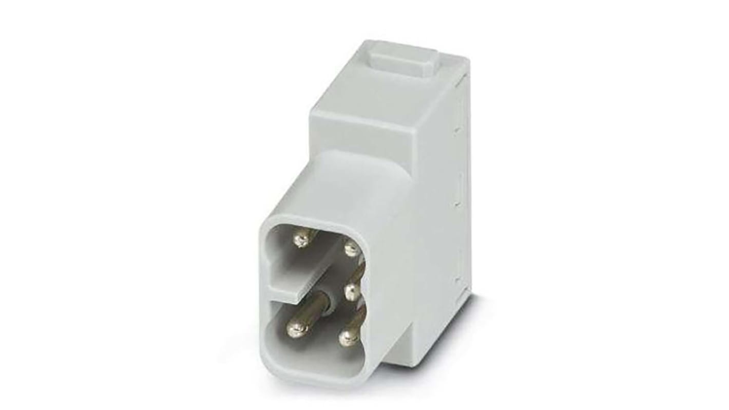 Aislante para conector industrial Phoenix Contact Macho, serie HC-M-05, para usar con Conector de alimentación de altas