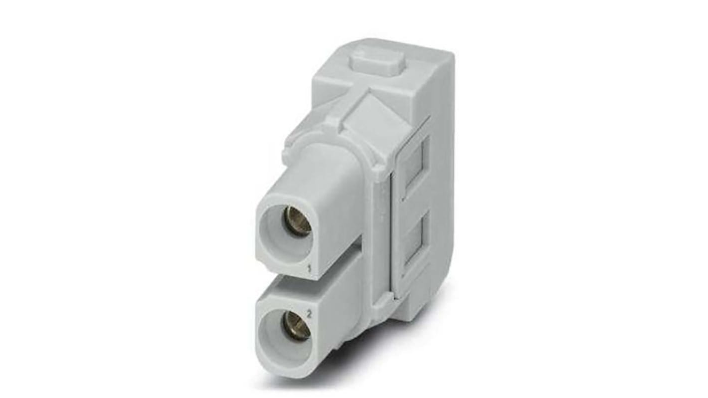 Phoenix Contact Heavy Duty Power Connector Module, 40A, Female, HC-M-02 Series, 2 Contacts