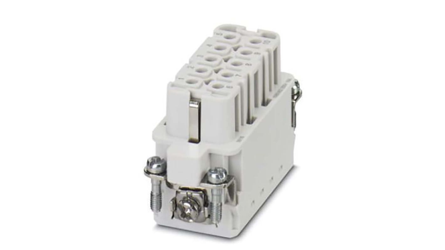 HC Industrie-Steckverbinder Kontakteinsatz, 10-polig 16A Buchse, Kontakteinsatz für Stromversorgungssteckverbinder in