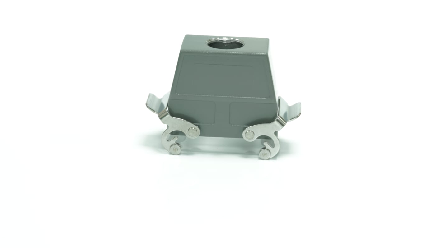 Base para conector industrial con entrada superior RS PRO, con rosca M25, 2 palancas, para usar con Encastres de altas