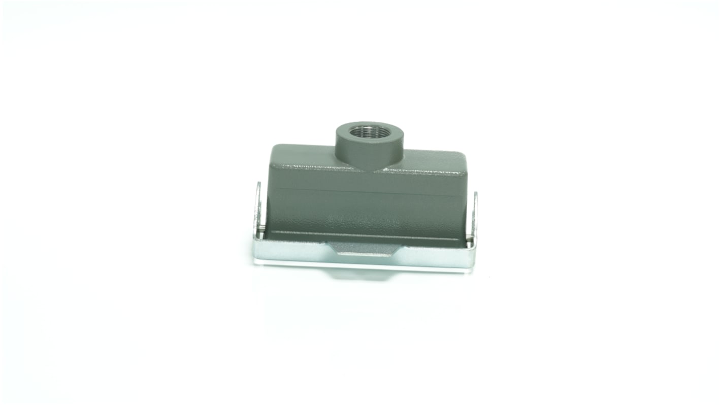 Base para conector industrial con entrada superior RS PRO, con rosca M25, 1 palanca, para usar con Encastres de altas