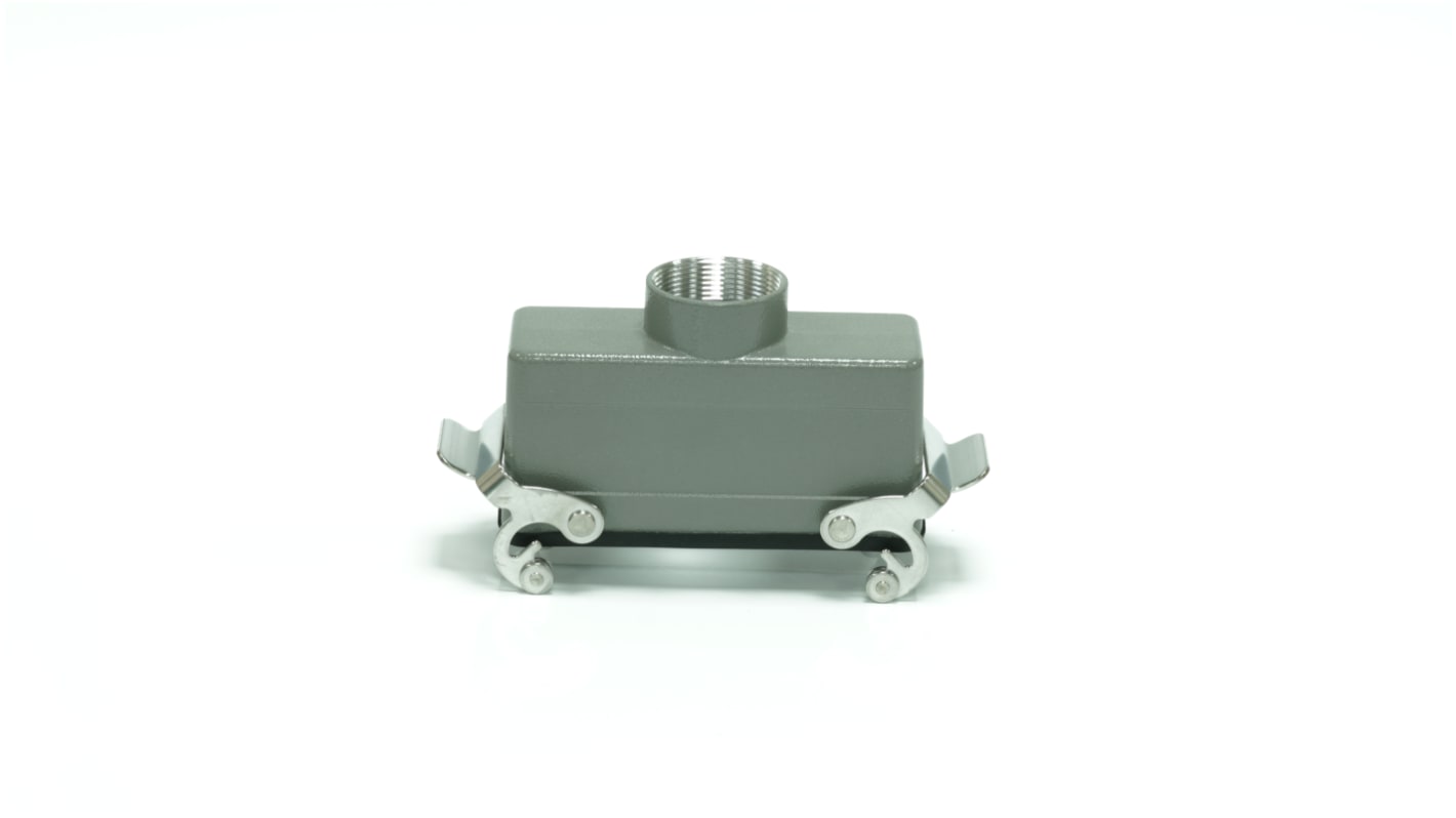 Base para conector industrial con entrada superior RS PRO, con rosca PG29, 2 palancas, para usar con Encastres de altas