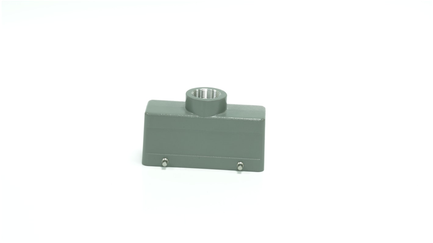 Base para conector industrial con entrada superior RS PRO, con rosca PG21, 4 puntos de bloqueo, para usar con Encastres