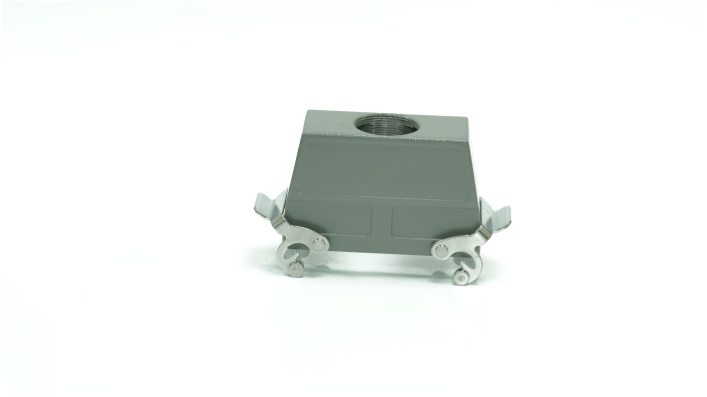 Base para conector industrial con entrada superior RS PRO, con rosca M40, 2 palancas, para usar con Encastres de altas