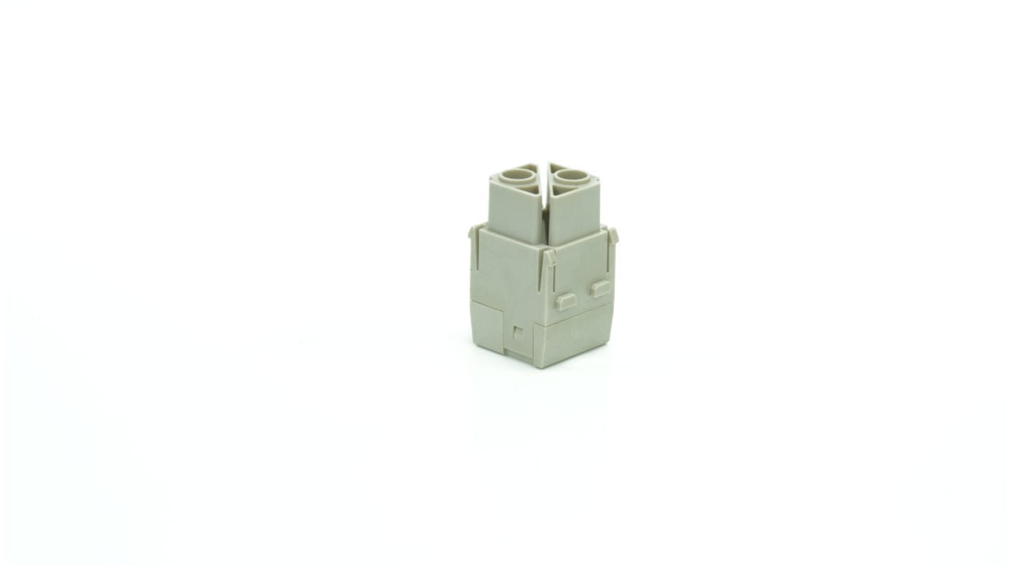 RS PRO Heavy Duty Power Connector Insert, 100A, Female, 2 Contacts