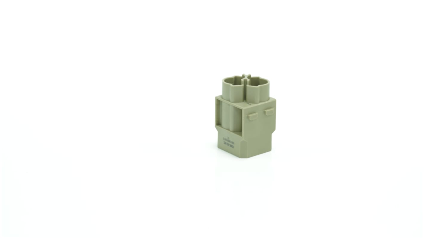 RS PRO Heavy Duty Power Connector Insert, 100A, Male, 2 Contacts