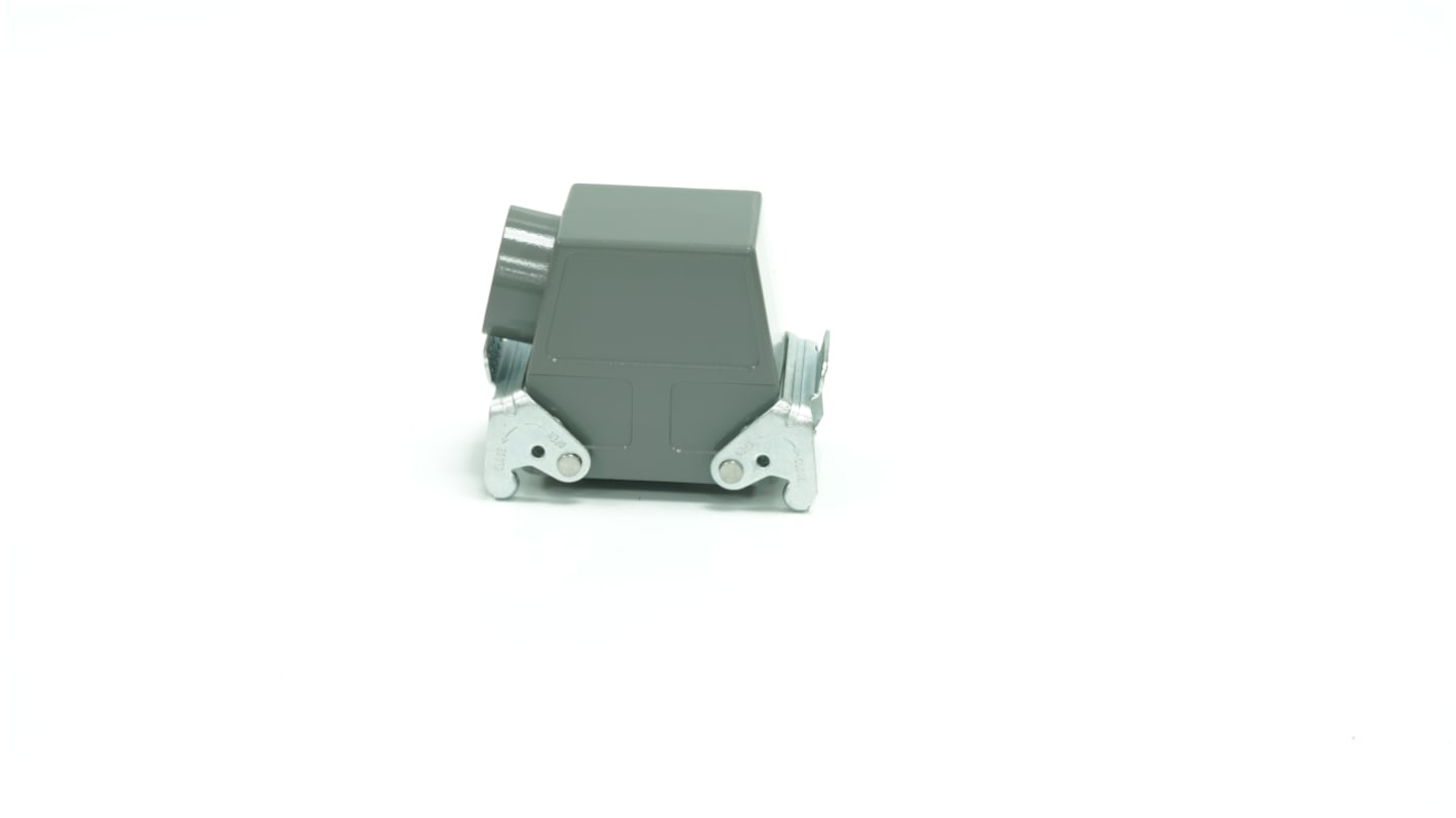 Base para conector industrial con entrada lateral RS PRO, con rosca PG21, 2 palancas, para usar con Encastres de altas