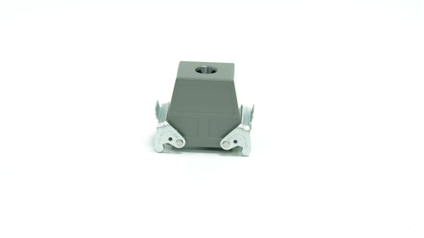 Base para conector industrial con entrada superior RS PRO, con rosca M25, 2 palancas, para usar con Encastres de altas