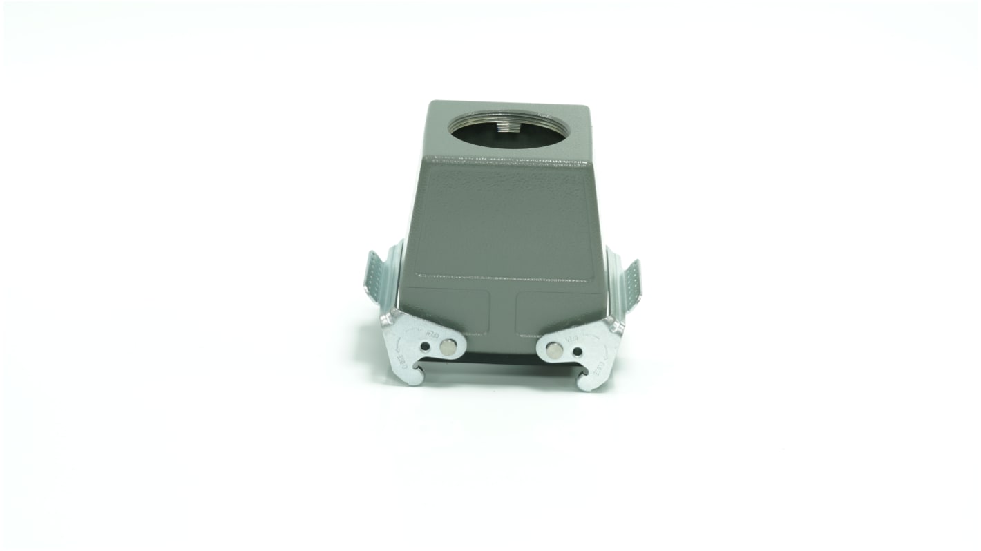 Base para conector industrial con entrada superior RS PRO, con rosca PG42, 2 palancas, para usar con Encastres de altas