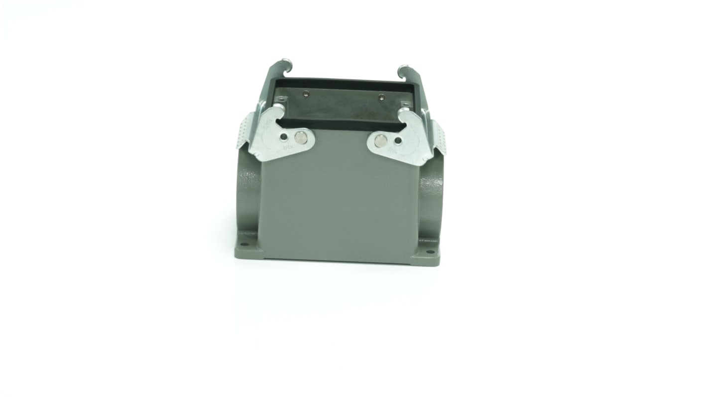 Base para conector industrial con entrada lateral RS PRO, con rosca PG29, 2 palancas, para usar con Encastres de altas