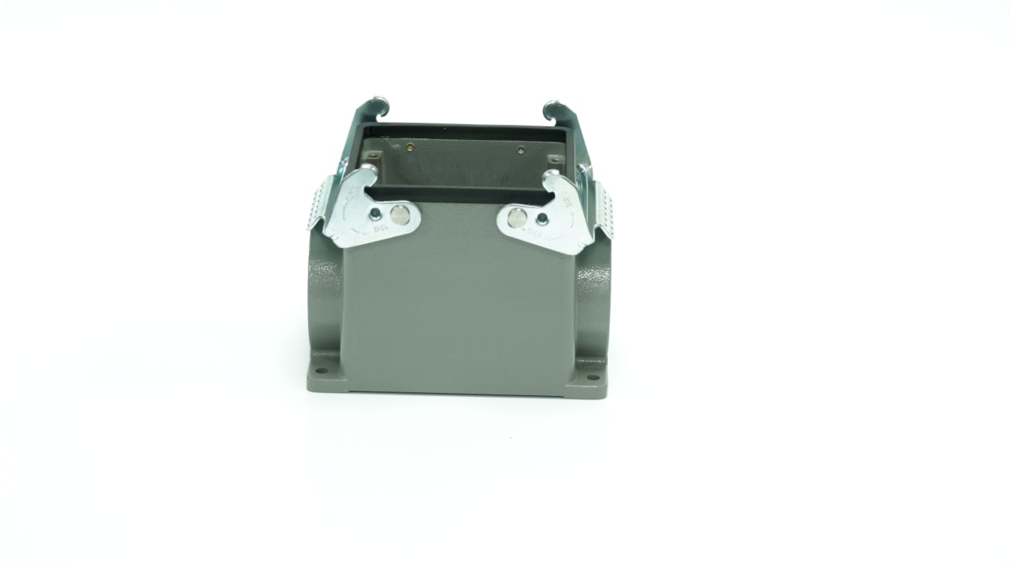 Base para conector industrial con entrada lateral RS PRO, con rosca PG36, 2 palancas, para usar con Encastres de altas