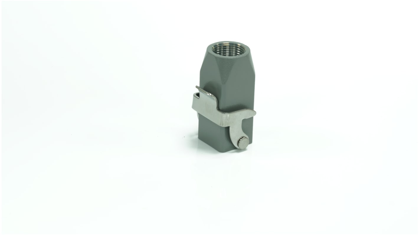 Base para conector industrial con entrada superior RS PRO, con rosca PG11, 1 palanca, para usar con Encastres de altas