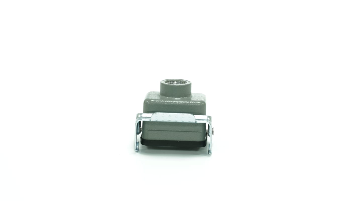 Base para conector industrial con entrada superior RS PRO, con rosca PG13.5, 1 palanca, para usar con Encastres de