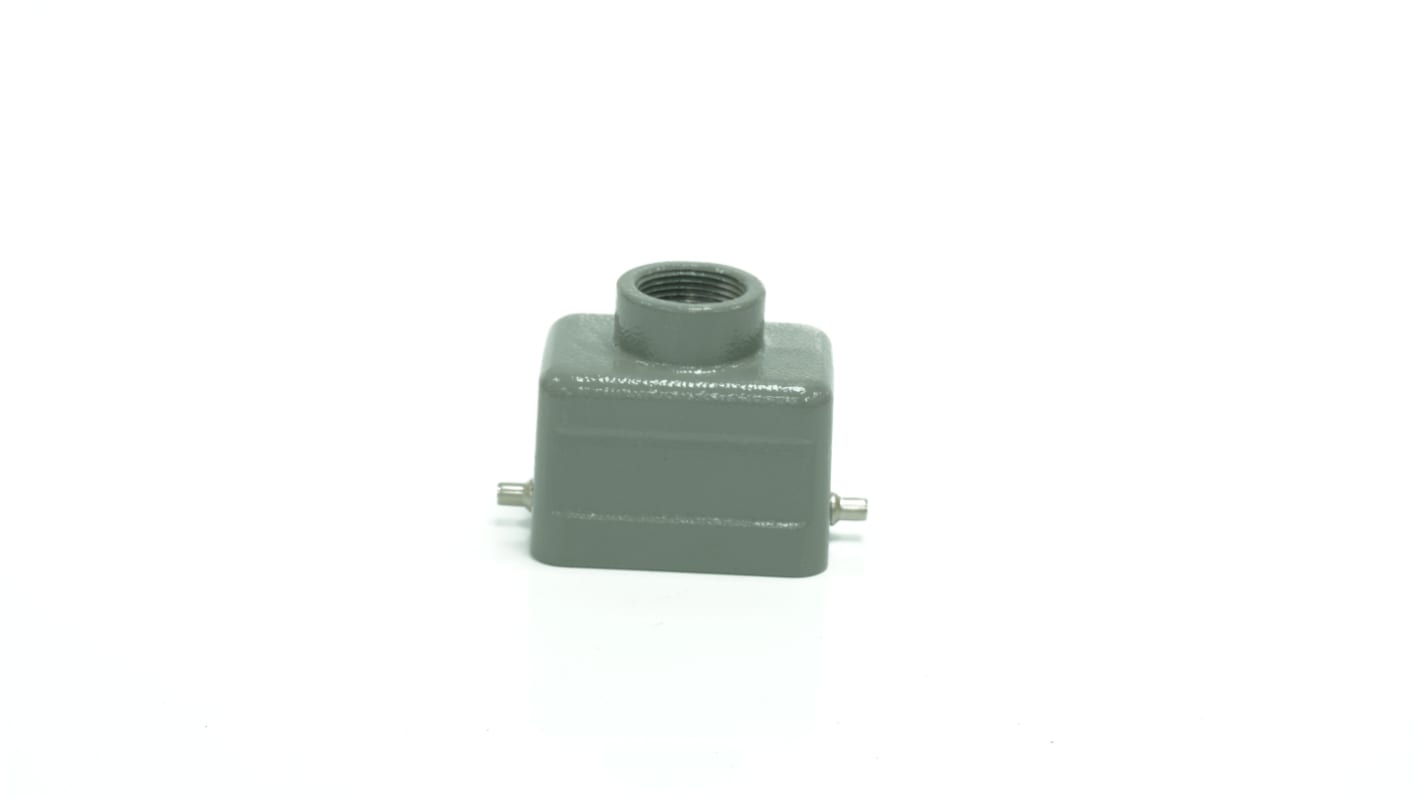Base para conector industrial con entrada superior RS PRO, con rosca PG16, 2 palancas, para usar con Encastres de altas