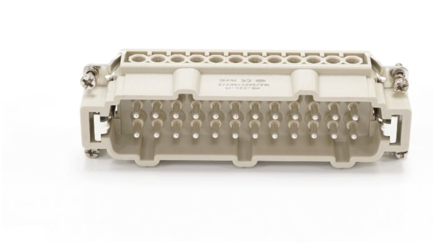 RS PRO Industrie-Steckverbinder Kontakteinsatz, 24-polig 16A Stecker für Stromversorgungssteckverbinder in robuster