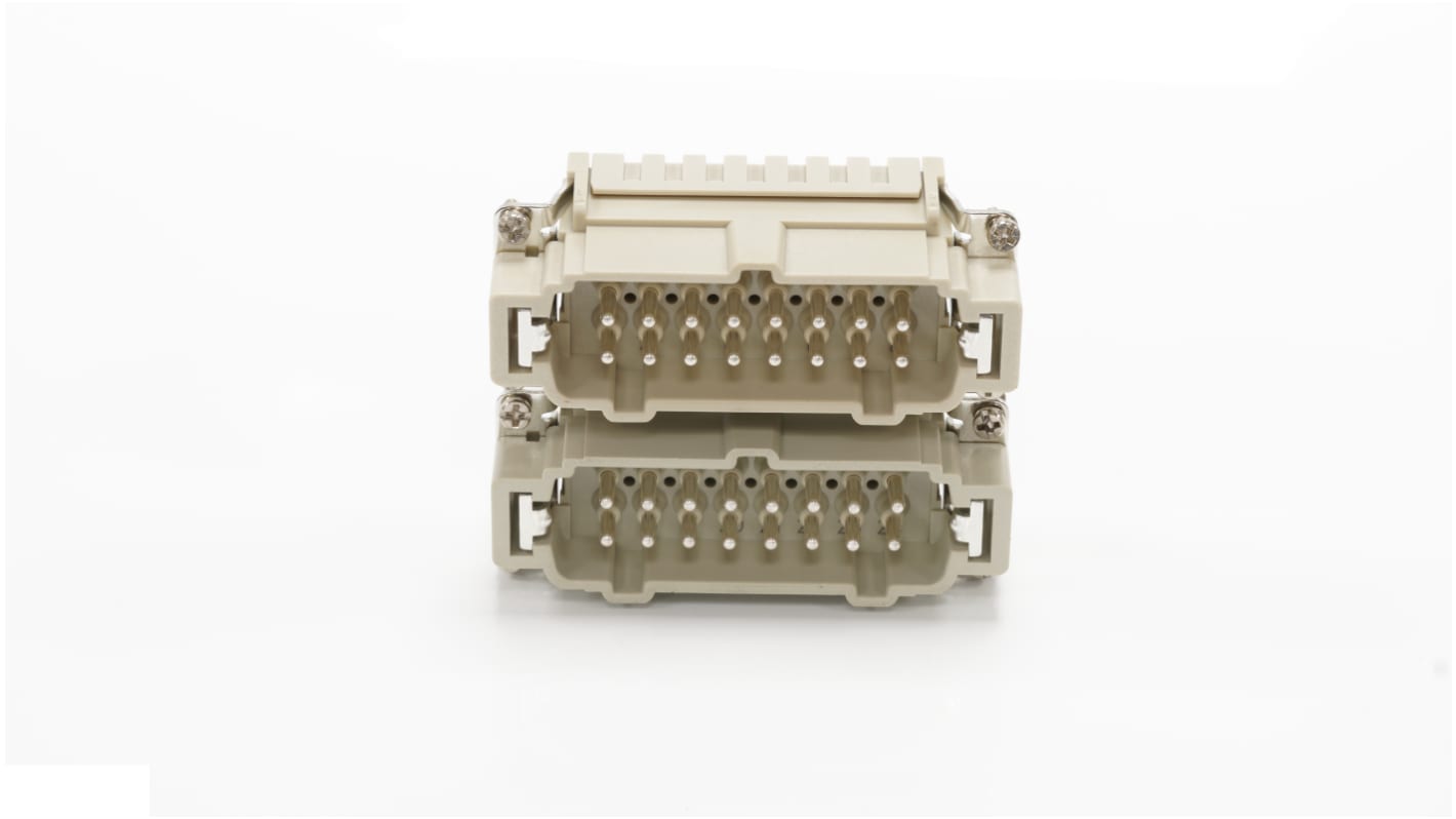 RS PRO Industrie-Steckverbinder Kontakteinsatz, 32-polig 16A Stecker, für Stromversorgungssteckverbinder in robuster