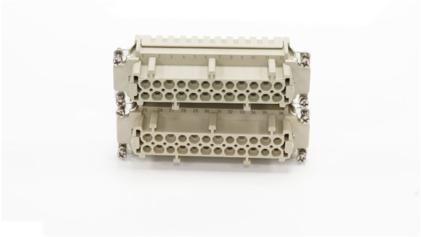 RS PRO Industrie-Steckverbinder Kontakteinsatz, 48-polig 16A Buchse, für Stromversorgungssteckverbinder in robuster