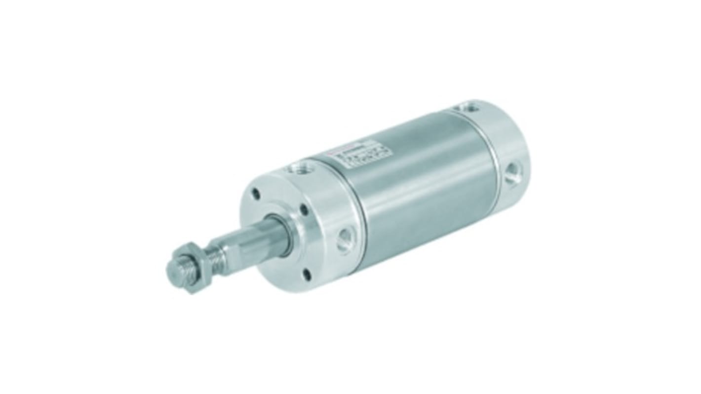 Norgren Pneumatic Piston Rod Cylinder - 50mm Bore, 25mm Stroke, RT/57210/M/25 Series, Double Acting