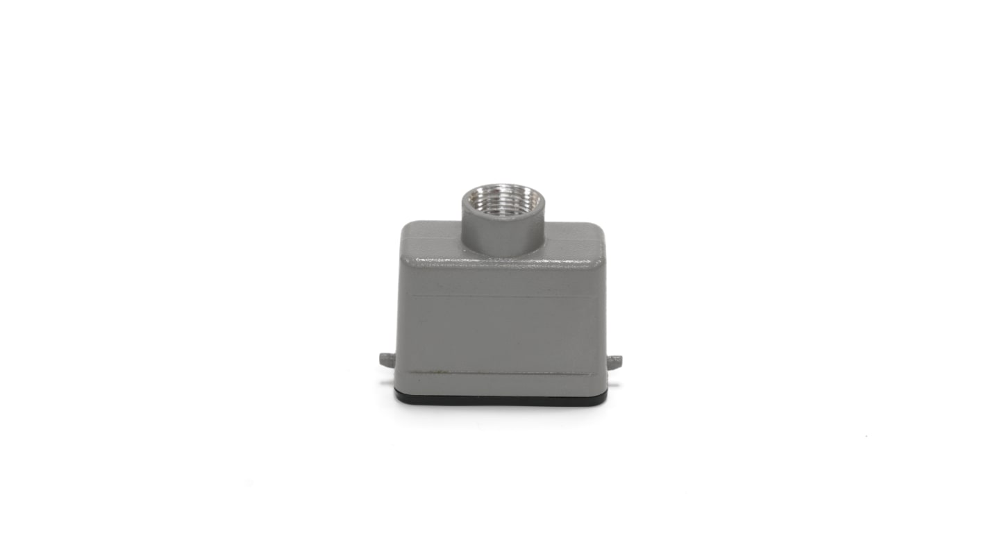 Base para conector industrial con entrada superior RS PRO, con rosca PG13.5, 2 palancas, para usar con Encastres de