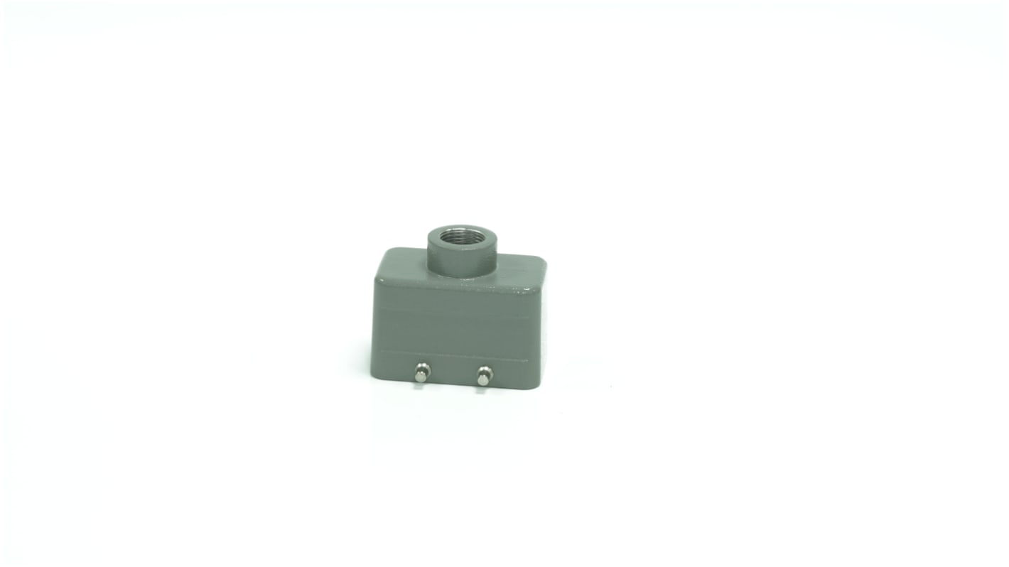 Base para conector industrial con entrada superior RS PRO, con rosca M20, 4 puntos de bloqueo, para usar con Encastres