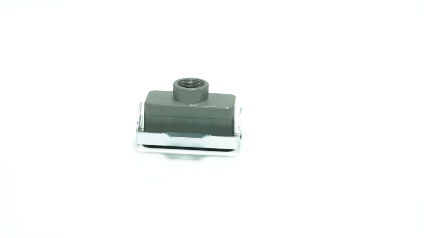 Base para conector industrial con entrada superior RS PRO, con rosca PG21, 1 palanca, para usar con Encastres de altas