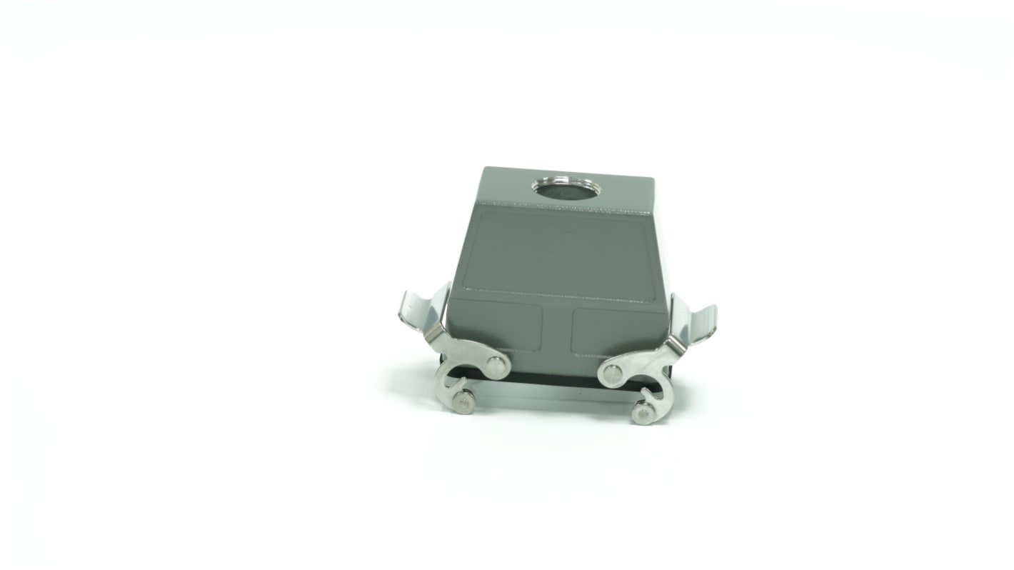 Base para conector industrial con entrada superior RS PRO, con rosca PG21, 2 palancas, para usar con Encastres de altas