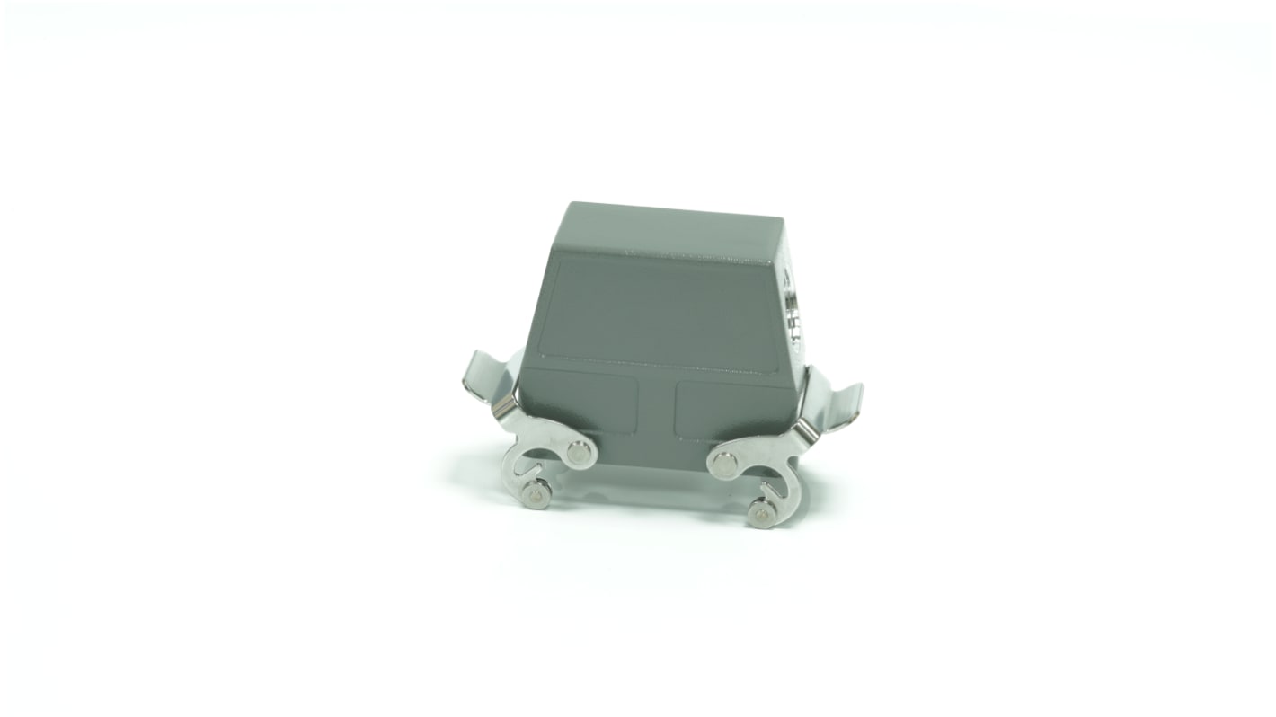 Base para conector industrial con entrada lateral RS PRO, con rosca PG21, 2 palancas, para usar con Encastres de altas