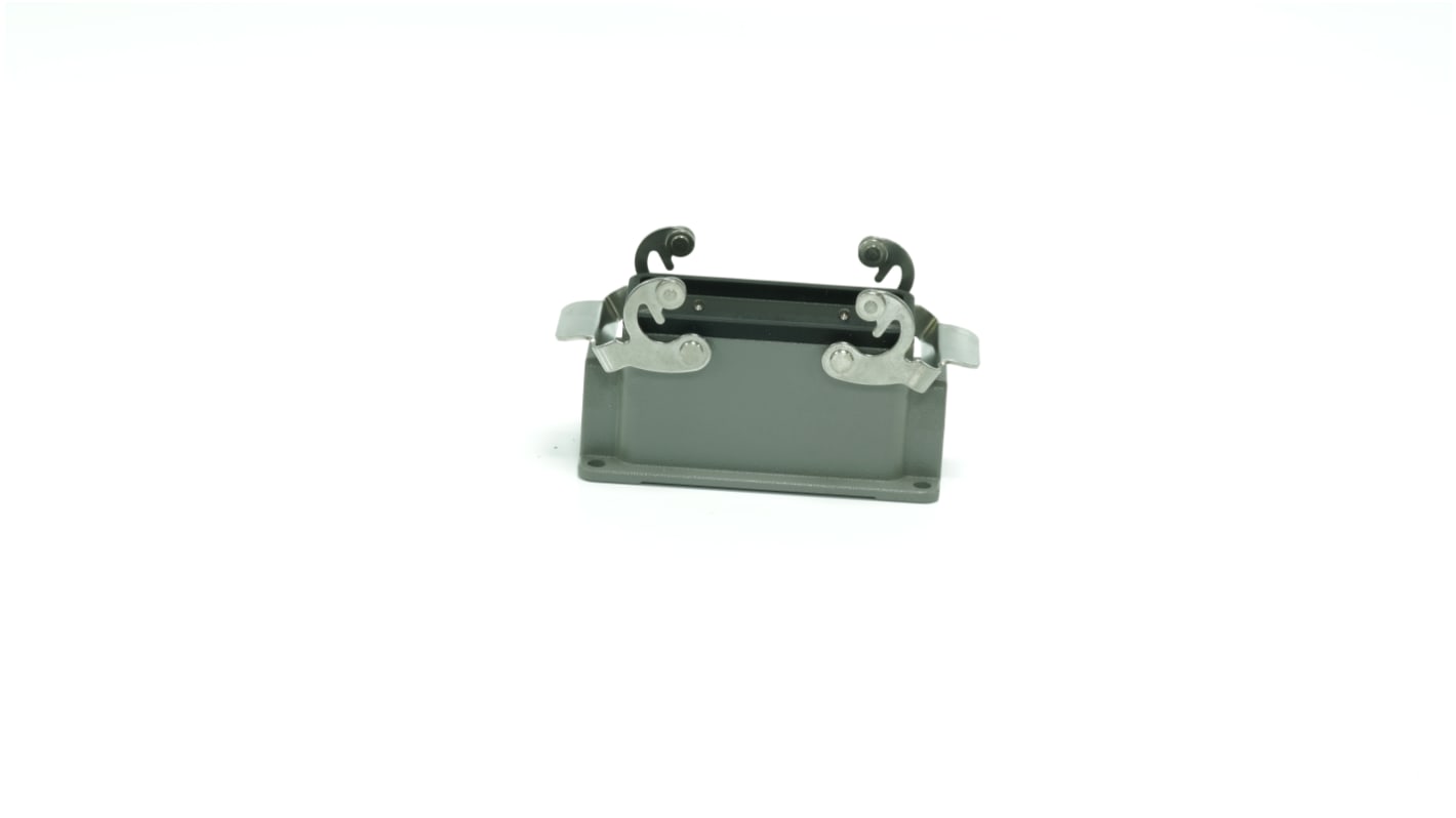 Base para conector industrial con entrada lateral RS PRO, con rosca M25, 2 palancas, para usar con Encastres de altas