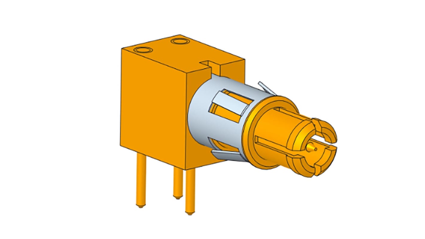 Male RA coax contact for HDAS hybrid plu