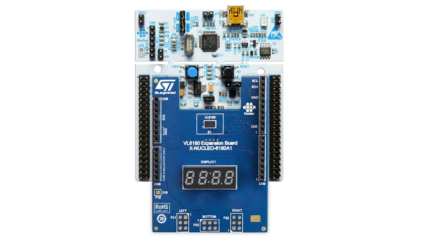 STMicroelectronics NUCLEO-F401REBoard and XNUCLEO-6180A1Expansion Board Proximity Sensor Board for VL6180 STM32F401RE