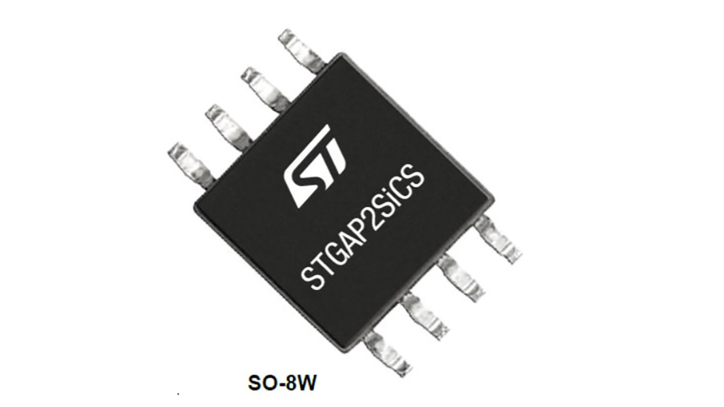 Driver de puerta MOSFET STGAP2SICS, SO-8W 8 pines