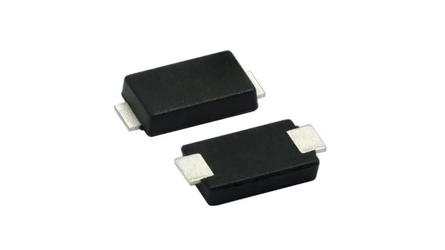 STMicroelectronics TVS-Diode Uni-Directional Einfach 58.1V 44.2V min., 2-Pin, SMD SMA flach