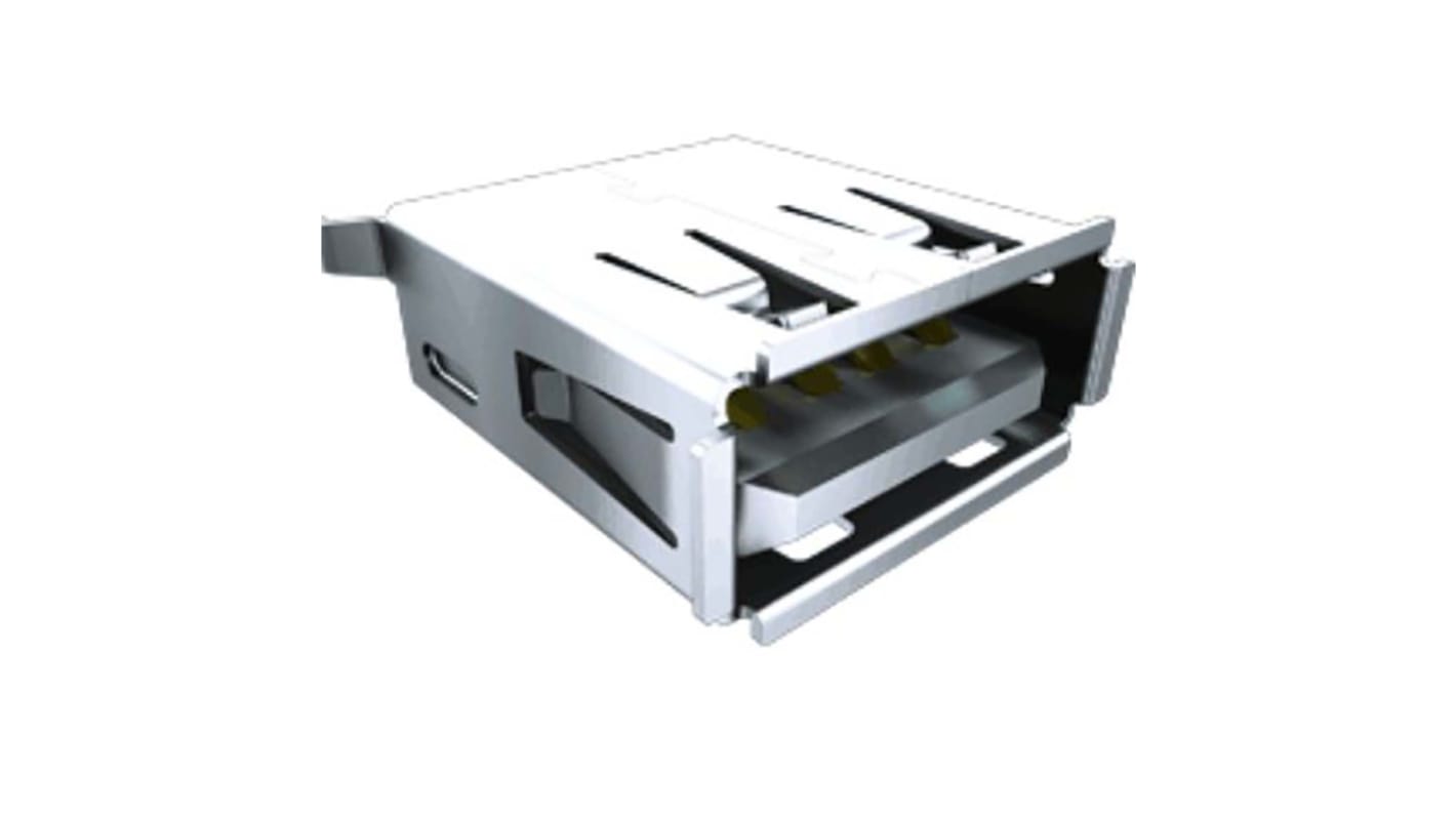 Samtec USB-Steckverbinder 2.0 A, 4-Port Buchse, SMD