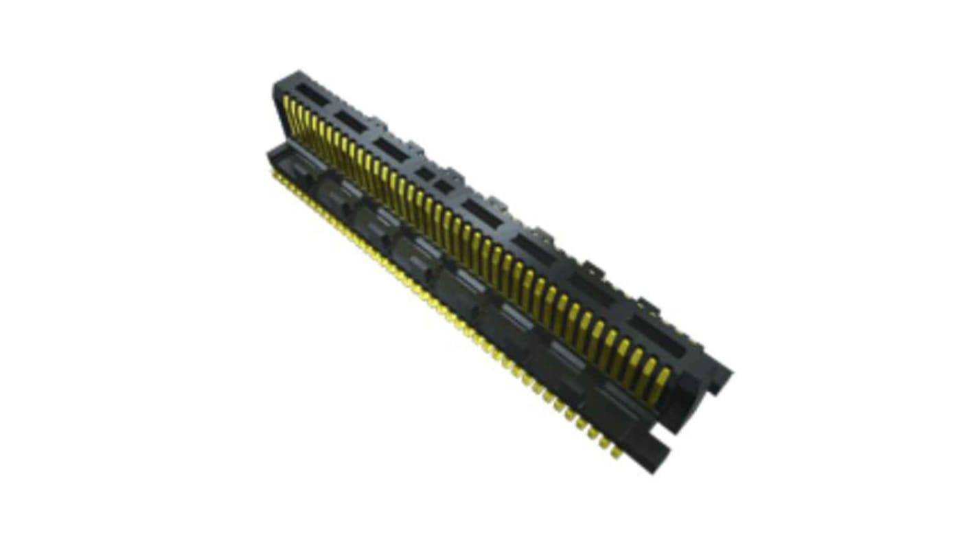 Samtec ST4 Series Right Angle Surface Mount PCB Header, 20 Contact(s), 0.4mm Pitch, 2 Row(s), Shrouded