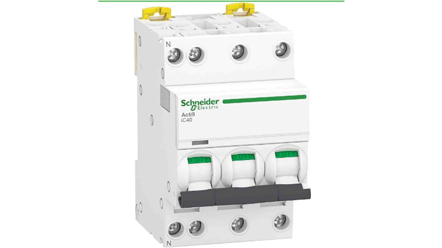 Interruttore magnetotermico Schneider Electric 3P 10A, Tipo C