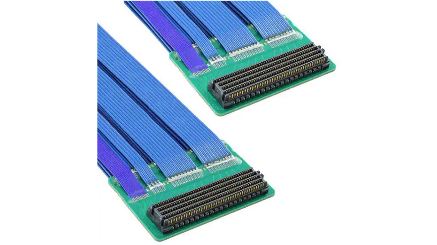 Samtec HDR Series Flat Ribbon Cable, 250mm Length