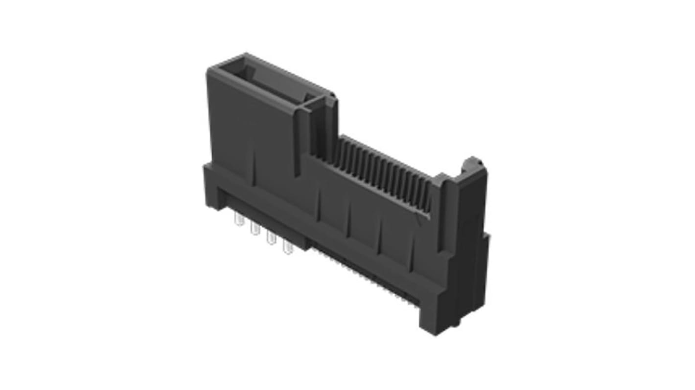 Samtec HSEC8-113-01-L-DV-A-K-TR sorozatú, Felületszerelt Edge-csatlakozó 0.8mm 26 pólusú, 2 soros, 2.8A